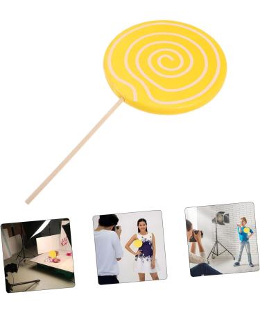 Veemoon 2pcs Photography Accessories Wedding Cake Decor Lollipop Photot Props Rainbow Swirl Pops Candy Ornaments Large Lollipop Cutouts Models Lollipop Crafts Giant Bamboo Child Candy Cane - Buy Online on GoSupps.com