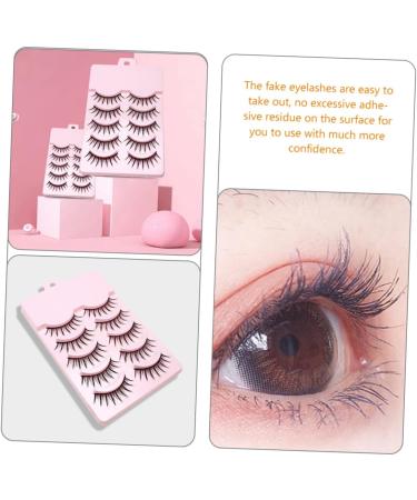 Ipetboom 30 Pairs Fake Eyelashes Lash Extension Natural Eyelashes Japanese Lashes Soft Light Reusable Black Eyelashes Eye Lashes Artificial Eyelashes False Lashes Fake Lashes Set Fiber Prom - Buy Online on GoSupps.com