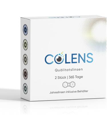 Colens Diamond Blue Contact Lenses - Annual Colored Lenses with High Opacity | Impressive Effects | Free Lens Container | Shop Now! - Buy Online on GoSupps.com