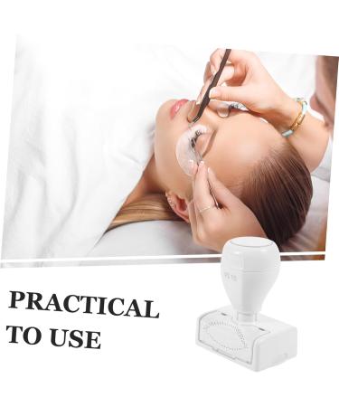 FRCOLOR Eyelash Practice Stamp Eyelash Practice Tool Makeup Applicator Tool Bottom Lash Stamp Eyelashes Prints Stamp Lash Extension Stamp Lower Lash Stamp Eyelash Decor Tool White Plastic 7.20X6.00X4.00CM - Buy Online on GoSupps.com