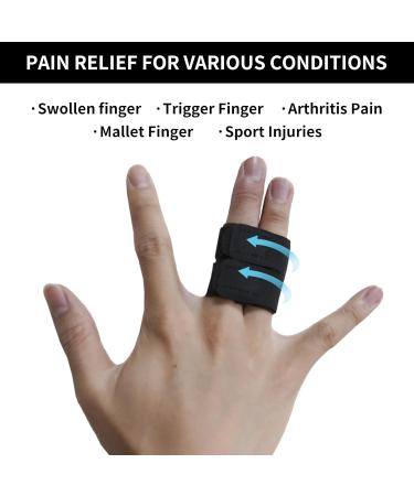 1 Pack Finger Sleeves Protectors - Adjustable Reusable Support Sleeves for Tennis Basketball & Arthritis - Buy Online on GoSupps.com
