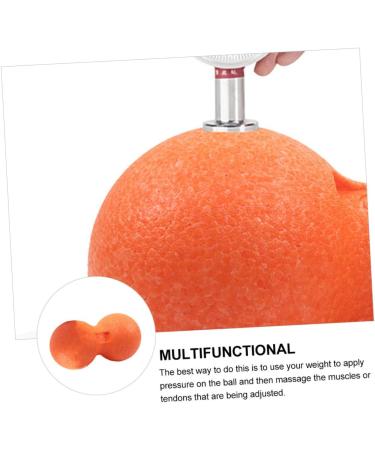 FRCOLOR 2 STK Peanut Massage Ball - Dual Lacrosse Massage Device for Fitness & Yoga | International Shipping Available - Buy Online on GoSupps.com