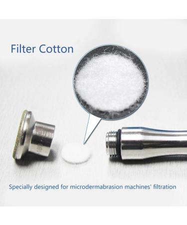 Filterwatt 100-Pack Microdermabrasion Cotton Filters | Eco-Friendly 10mm Facial Cleaning Pads for Blackhead Removal - Buy Online on GoSupps.com