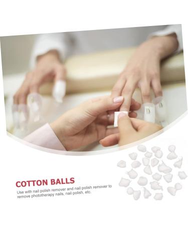  Mikinona Mikinona 300Pcs Nail Remover Cotton Balls Makeup Cotton Balls For Nail Gel Remover Nail Polish Cleaning Gel Cotton Balls For Nail Clean Balls - Buy Online on GoSupps.com
