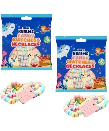 Candy Realms Necklaces & Watches Boiled Sweets Bag 102g - Pack of 2 - Buy Online on GoSupps.com
