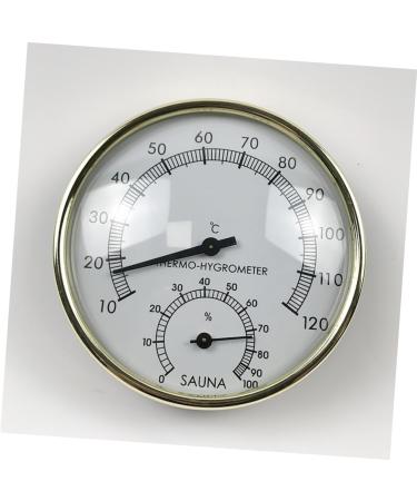 Buy Artibetter Sauna Hygrothermograph & Temperature Knife - Mini Interior Thermometer Room & Back Temperature Meter Golden - Fast International Shipping - Buy Online on GoSupps.com