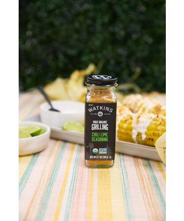 Organic Watkins Chili Lime Seasoning 3.7 oz | Authentic Flavor | 1 Count - Buy Online on GoSupps.com