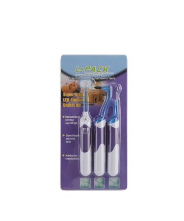 Tooth Stain Remover Tool - LED Oral Care Cleaning Kit for Family & Dentist Hygiene | Portable Dental Scraper & Mouth Mirror Set - Buy Online on GoSupps.com