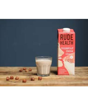 Rude Health Organic Hazelnut Drink 1000ml - Dairy-Free Gluten-Free & Vegan | International Shipping Available - Buy Online on GoSupps.com