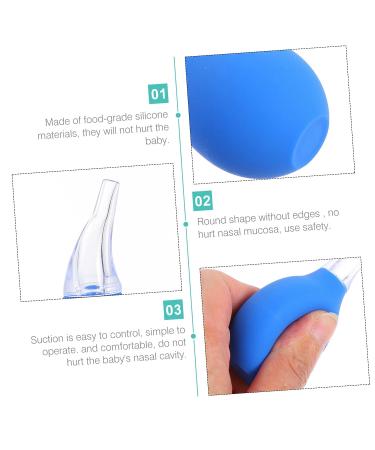 ULTECHNOVO 6pcs Baby Nasal Aspirator Set - Manual Nose Cleaner for Newborns and Infants, Nose Suction Snot Device with Silica Gel Tip - Buy Online on GoSupps.com