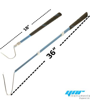 YNR Snake Stainless Lizard Hook Herp Pin Tools Reptiles Pet Supplies 36" Reptile Handler Holder Sky-Black - Buy Online on GoSupps.com