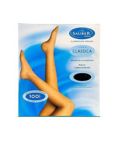 Sauber 100 Tights Classic Black Size 5