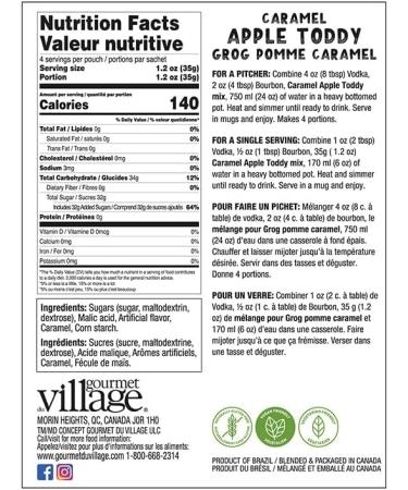Gourmet du Village Caramel Apple Toddy Drink Mix - Buy Online on GoSupps.com