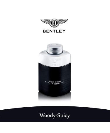 Bentley Black Edition Men EDP Spray 3.4 oz | Sophisticated Fragrance for Him - Buy Online on GoSupps.com