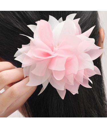 Lady Peony Silk Pink Corsage Hair Clip for Wedding & Party - Buy Online on GoSupps.com