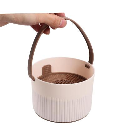 Beavorty Scrub Artifact Rinsing Bowl - Ultimate Brush Cleaner for Makeup | 11.5x11.5x7.7CM Coffee - Essential Cosmetic Cleaning Tool for Flawless Beauty - Buy Online on GoSupps.com