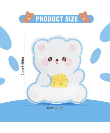 350ML Small Hot Water Bottle with Plush Soft Cover - Perfect for Hand, Feet, Neck, and Shoulder Pain Relief - Ideal for Women, Seniors, and Children - White - Buy Online on GoSupps.com