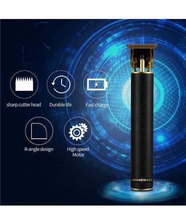 URBANWAZE Professional Hair Clippers Beard Trimmer for Men T Blade Hair Cutting Kit Cordless Rechargeable for Barbers and Home Bald-Headed Shaver Gifts for Men Haircut Set Waterproof Electric Razor - Buy Online on GoSupps.com