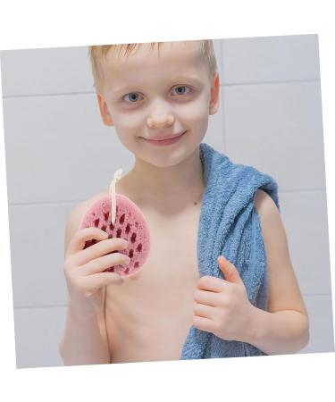 Minkissy Bubble Pink Body Scrubber Ball - Exfoliating Bath Sponge Mesh Loofah & Shower Puff for Kids - International Shipping Available - Buy Online on GoSupps.com