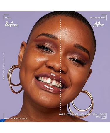 NYX Professional Makeup Can't Stop Won't Stop Mattifying Powder - Matte Finish Shade Mocha 08 - Long-Lasting & Oil Control - 1 Piece for Flawless Skin - Buy Online on GoSupps.com