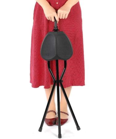 Walking Stick with Seat Cane Foldable Crutch with Seat 3 Legs Handle Cane Walking Stick Unisex for Elderly Walking Sticks for Elderly Gift Innovate