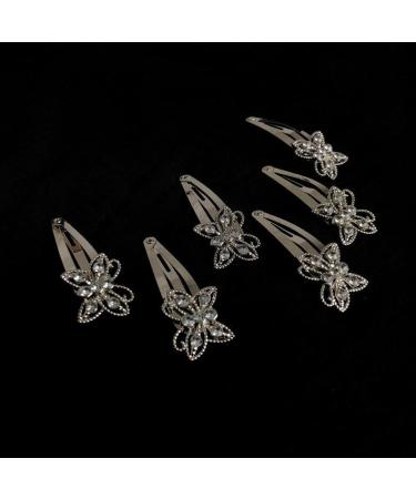 amangul Snap Hair Clip for Hot Girls Shinning Butterfly Barrettes with Decor Alloy Hair Barrettes for Teens Girls - Buy Online on GoSupps.com