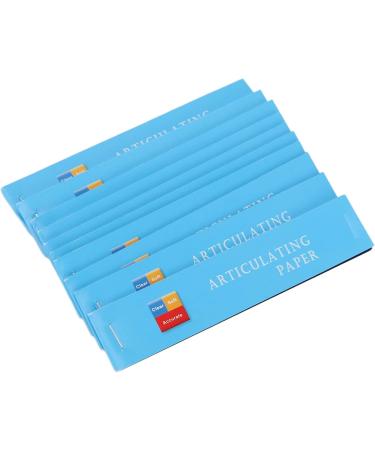 Buy Articulation Paper for Orthodontics - Thin Blue Dental Care Strips | 10 Copies Safe for Labs - Buy Online on GoSupps.com