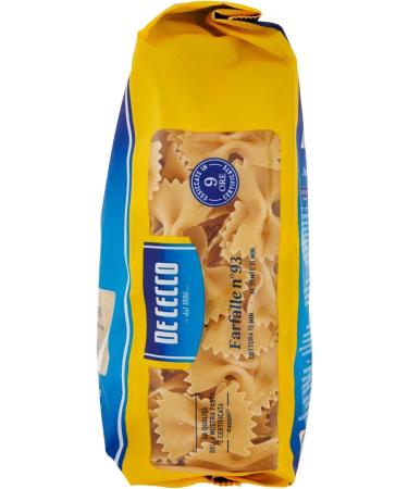  De Cecco De Cecco Farfalle (500g) - Pack of 6 - Buy Online on GoSupps.com