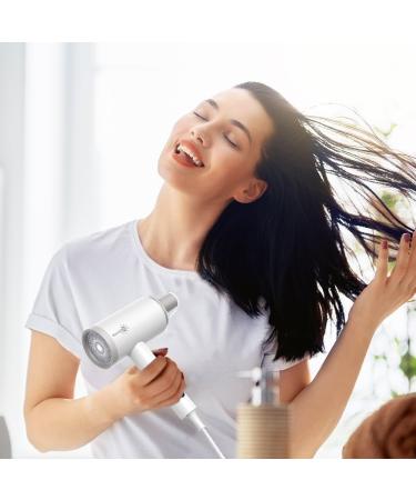 Ionic hair dryer ElectricSun 1875W 3 heating and 2 speed levels with touch sensor white - Buy Online on GoSupps.com