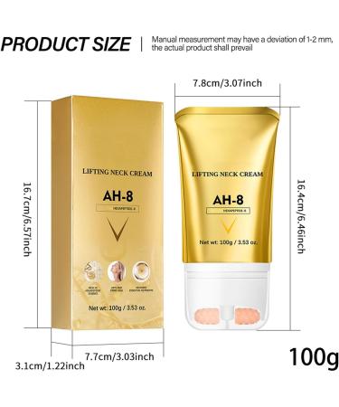  G n rique Neck Cream Sagging Body Lotions Roller Applicator Tightening Moisturizer Fast Absorption Soothe Restore Skin Elasticity for Moisturizing Nourishing 100g - Buy Online on GoSupps.com