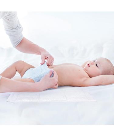 Rocinha Diaper Changing Pad Liner 24x17 Inches, Super Soft Disposable Pads for Baby, 50 PCS White - Ideal for Changing Table and Bed - Buy Online on GoSupps.com