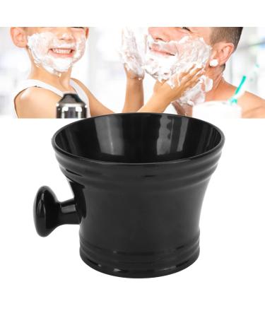 Pilipane Black Shaving Bowl with Handle | Durable Gunfire Design | Ideal for Razor Cream Soap | Travel-Friendly Wide Mouth | Perfect for Barbershop & Home Use - Buy Online on GoSupps.com