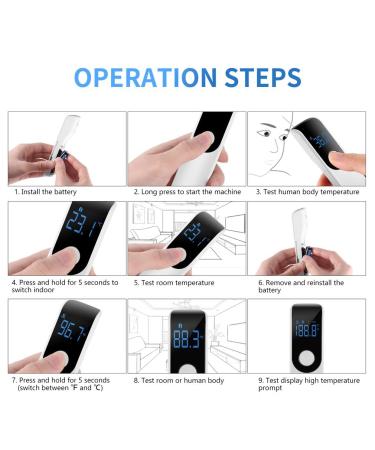 Buy Non-Contact Infrared Forehead Thermometer for Adults - Fast 1s Temperature Measurement | International Shipping Available - Buy Online on GoSupps.com