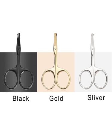 OUNIKA Nose Hair Trimmer | Stainless Steel Mini Portable Curved Mustache & Ear Hair Remover | Safe & Stylish Metallic Colors - Buy Online on GoSupps.com
