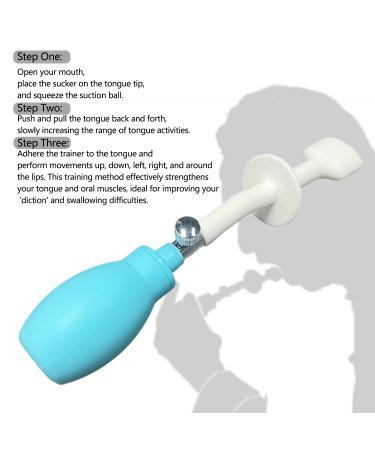Buy Silicone Tongue Trainer | Oral Suction Tool for Effective Rehabilitation | Adjustable Pressure Relief Valve - Buy Online on GoSupps.com