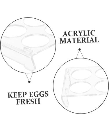 STOBAZA Eggs Refrigerator Egg Container Egg Holder Fridge Acrylic Bin Organizer Egg Rack Egg Tray Trash Can - Buy Online on GoSupps.com