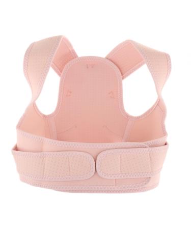 Amagogo Posture Correct Back Brace Support Lightweight Comfortable Ergonomics Design Trainer for Men and Women for Back Hunchback Pink XS S