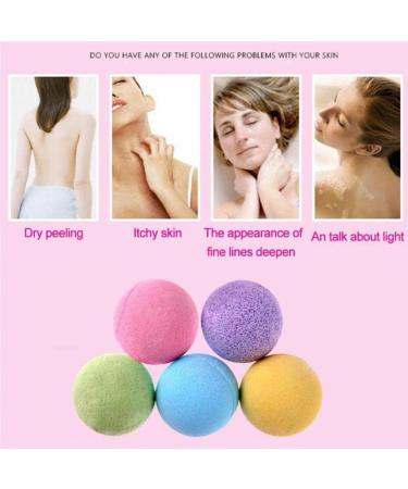 Dajidafu 10g Round Spa Bath Skin Friendly Washable Reusable Good Elasticity Exquisite Cozy Bathbombs Lightweight Balls Pink - Buy Online on GoSupps.com