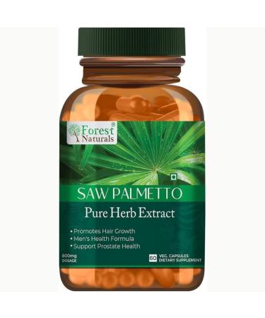 Saw Palmetto Extract Capsules | 60 Veg Capsules | 800Mg | Pack of 1