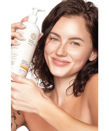 Shea Radiance African Black Soap Body Wash - Citrus Spearmint for Dry Skin, Eczema & Blemishes (16 oz) - Buy Online on GoSupps.com