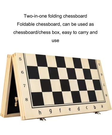 Wooden Magnetic Set with Portable Folding Chessboard for Study Family Party Game Chess Set (Size : L-34cm) (L) - Buy Online on GoSupps.com