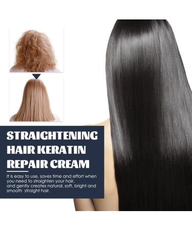 Straightening Hair Keratin Treatment Cream Hair Protein Correcting Straightening Cream Hair Serum for Frizzy (Color : 2Count (Pack of 2)) - Buy Online on GoSupps.com