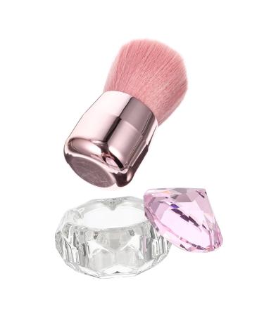 VINTORKY 1 Set Manicure Cup Manicure Brush Manicure Pen Cleaning Cup Manicure Crystal Cup Practical Manicure Liquid Cup Women Manicure Tool Dappen Dish Nail Dust Brush Crystal K5