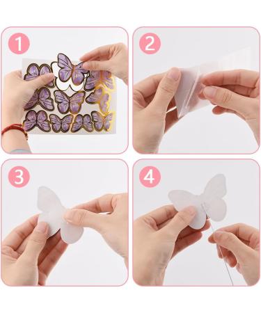 70 PCS Butterfly Cupcake Toppers Assembled 60 PCS Butterfly Cupcake Topper & 10PCS Gold Ball Cupcake Topper for Baby Shower Kids Birthday Wedding Party Anniversary - Buy Online on GoSupps.com