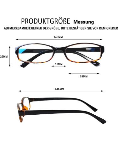COJWIS 6 Pack Blue Light Filter Reading Glasses for Men & Women - Spring Hinges Glare-Free UV Protection 0.75x 6 Mix Colors - Buy Online on GoSupps.com