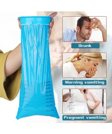 Disposable Vomit Bags 1000ml - 16 PCS High Density Emesis Bags for Car & Travel - Motion & Morning Sickness - Buy Online on GoSupps.com