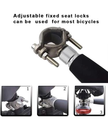 Hands-Free Bicycle Dog Leash - Stainless Steel Safe for Pets Simple Installation for Jogging & Cycling - Buy Online on GoSupps.com