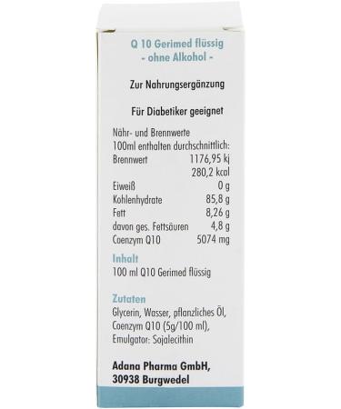 Buy Q10 Gerimed Liquid 100ml - Alcohol-Free | International Shipping Available - Buy Online on GoSupps.com