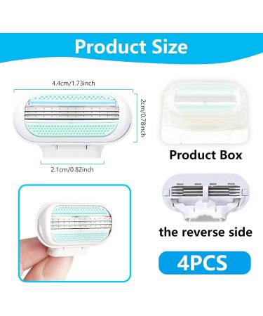 4Pcs Gillette Venus Extra Smooth Women's Razor Blades Refills - Effortless Glide, Comfort Edge, Washable - Buy Online on GoSupps.com