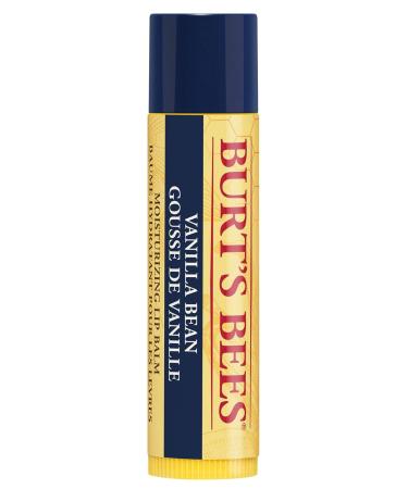 Burt's Bees Vanilla Bean Lip Balm - 100% Natural Moisturizing Formula | 1 Tube - Buy Online on GoSupps.com